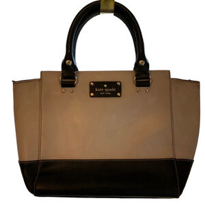 Kate Spade New York Purse Evangelie Laurel Way Leather Handbag Satchel